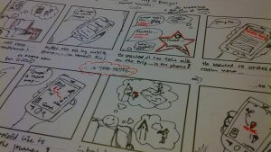 Pro storyboardy je šablona ideální, např. 8 up.