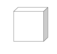 Objekt, který na první pohled vypadá jako čtverec. Z jiného úhlu jako kvádr.
