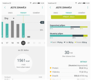Aplikace S Health se mi oproti MyFitnessPal líbí víc. Používám jí jako „hub“ na všechny mé aktivity, ale pro sledování stravy toho tolik neumí.